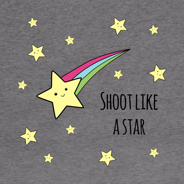 'Shoot Like A Star' by bluevolcanoshop@gmail.com